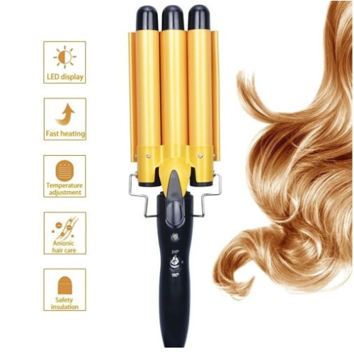 Rizadora Para Cabello Tres Cilindros