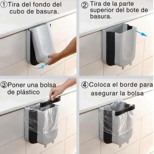 Bote de Basura Plegable Cocina