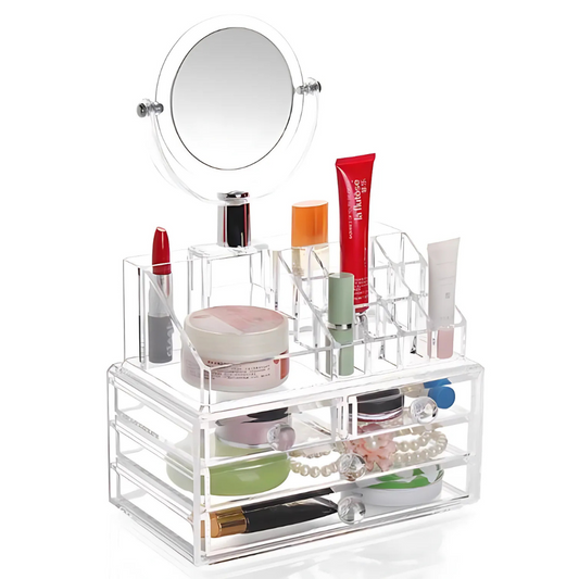 Organizador De Maquillaje, Cosmetiquero, Joyero / Espejo